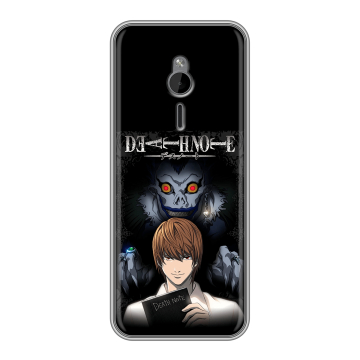 Силиконовый чехол на Nokia 230 с принтом Death note Тетрадь смерти