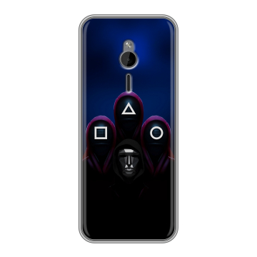 Силиконовый чехол на Nokia 230 с принтом Игра Кальмара