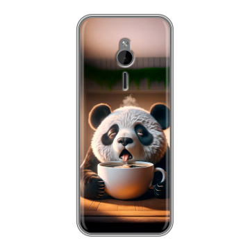 Силиконовый чехол на Nokia 230 с принтом смешная панда