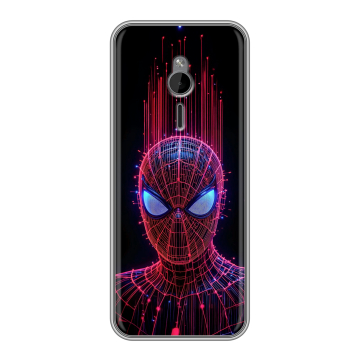 Силиконовый чехол на Nokia 230 с принтом Spiderman Человек паук
