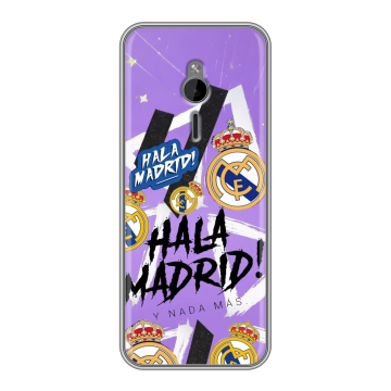 Силиконовый чехол на Nokia 230 с принтом Real Madrid Реал Мадрид