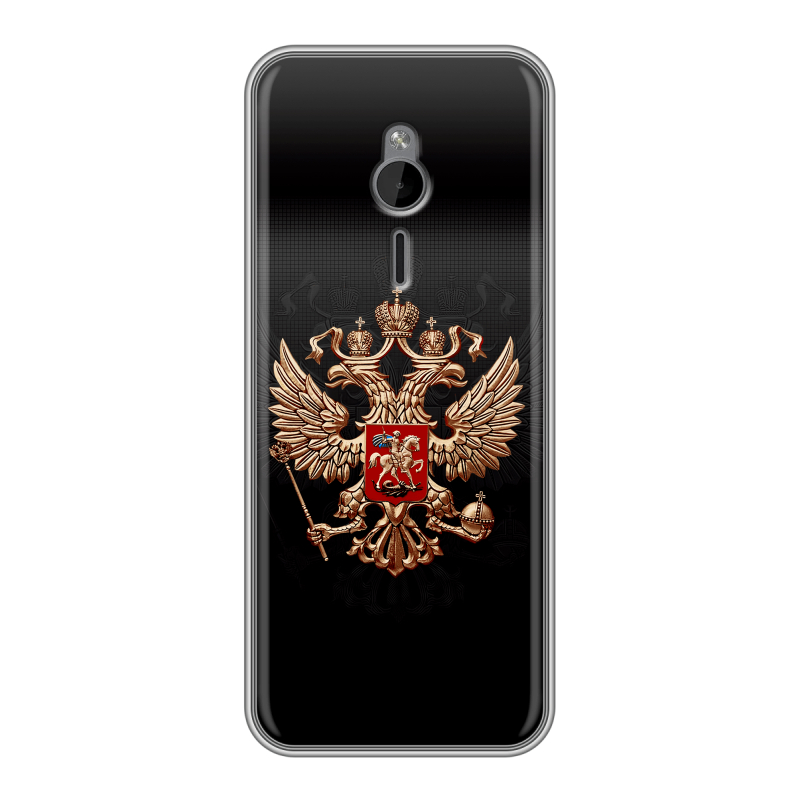Силиконовый чехол на Nokia 230 с принтом Герб России Силиконовый чехол на Nokia 230 с принтом Герб России