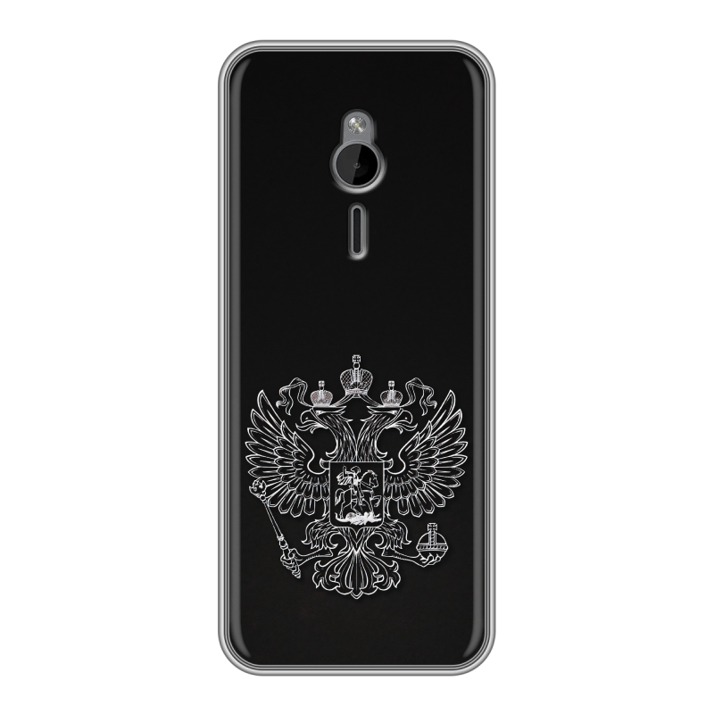Силиконовый чехол на Nokia 230 с принтом Герб России Силиконовый чехол на Nokia 230 с принтом Герб России