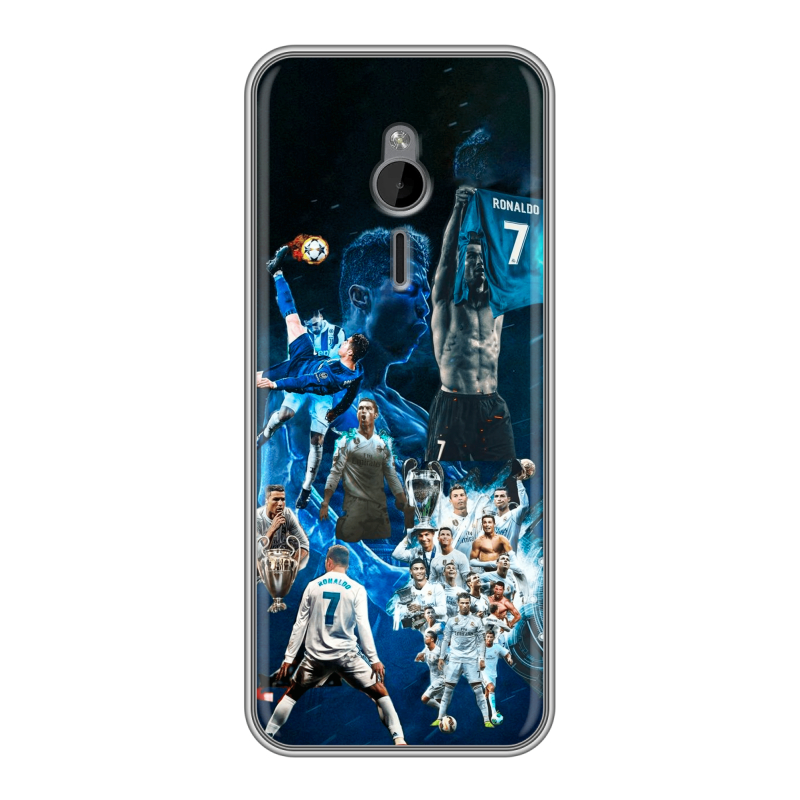 Силиконовый чехол на Nokia 230 с принтом Реал Роналдо Силиконовый чехол на Nokia 230 с принтом Реал Роналдо