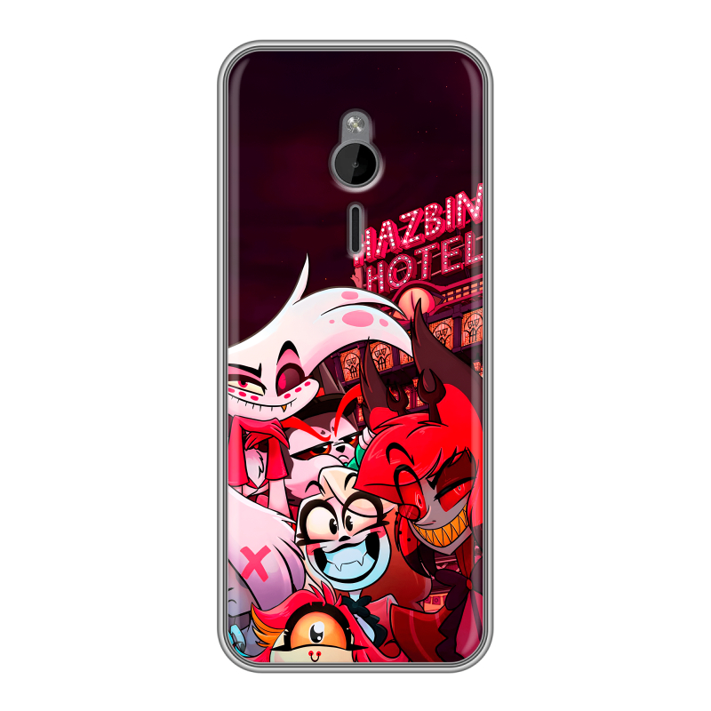 Силиконовый чехол на Nokia 230 с принтом Hazbin Hotel Отель Хазбин Силиконовый чехол на Nokia 230 с принтом Hazbin Hotel Отель Хазбин
