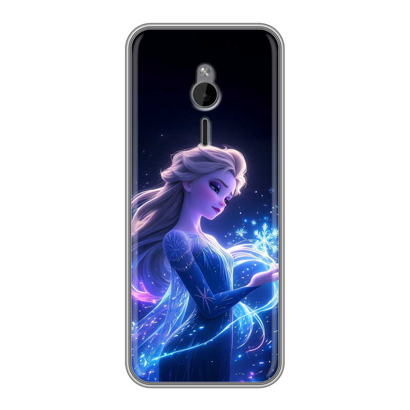 Силиконовый чехол на Nokia 230 с принтом Холодное сердце Frozen Силиконовый чехол на Nokia 230 с принтом Холодное сердце Frozen