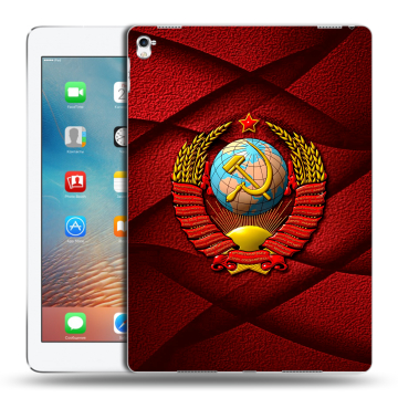 Силиконовый чехол на планшета Ipad Pro 9.7 с принтом Герб СССР