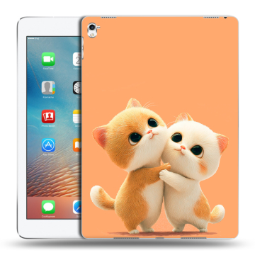 Силиконовый чехол на планшета Ipad Pro 9.7 с принтом Милые котики