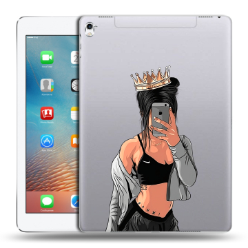 Силиконовый чехол на планшета Ipad Pro 9.7 с принтом Женские принты