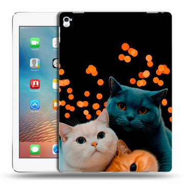 Силиконовый чехол на планшета Ipad Pro 9.7 с принтом Кошки
