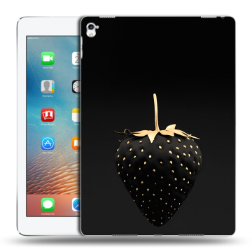 Силиконовый чехол на планшета Ipad Pro 9.7 с принтом Черная клубника