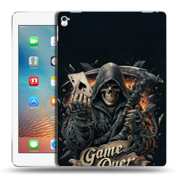 Силиконовый чехол на планшета Ipad Pro 9.7 с принтом Скелет карты
