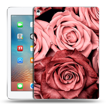 Силиконовый чехол на планшета Ipad Pro 9.7 с принтом Цветы розы
