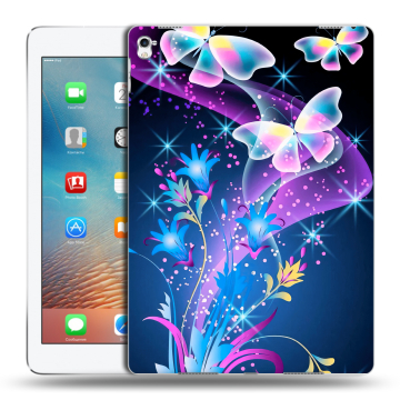 Силиконовый чехол на Ipad Pro 9.7 с принтом Бабочки Силиконовый чехол на Ipad Pro 9.7 с принтом Бабочки