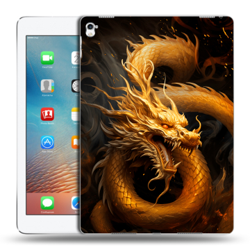 Силиконовый чехол на Ipad Pro 9.7 с принтом Золотой дракон Силиконовый чехол на Ipad Pro 9.7 с принтом Золотой дракон