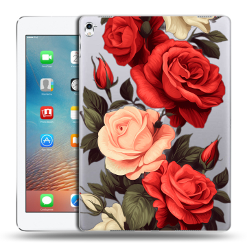 Силиконовый чехол на Ipad Pro 9.7 с принтом Розы Силиконовый чехол на Ipad Pro 9.7 с принтом Розы