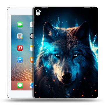 Силиконовый чехол на Ipad Pro 9.7 с принтом Волк ночной Силиконовый чехол на Ipad Pro 9.7 с принтом Волк ночной