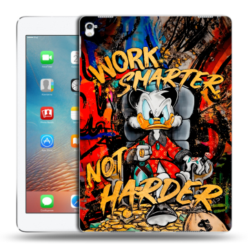 Силиконовый чехол на Ipad Pro 9.7 с принтом Дональд Дак Деньги Силиконовый чехол на Ipad Pro 9.7 с принтом Дональд Дак Деньги