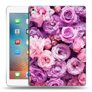 Силиконовый чехол на Ipad Pro 9.7 с принтом лавандовые розы