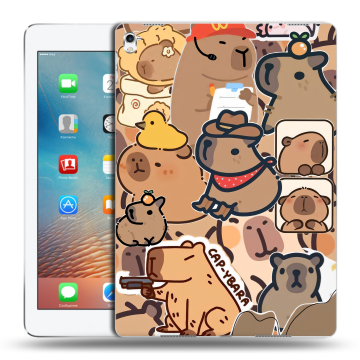 Силиконовый чехол на Ipad Pro 9.7 с принтом капибара