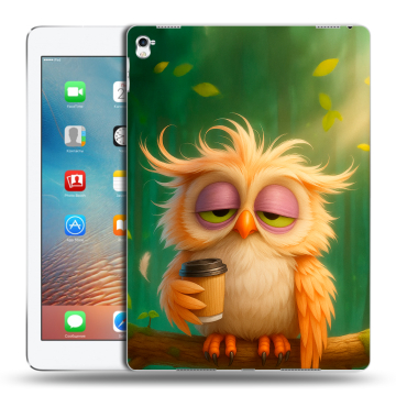 Силиконовый чехол на Ipad Pro 9.7 с принтом сова Силиконовый чехол на Ipad Pro 9.7 с принтом сова