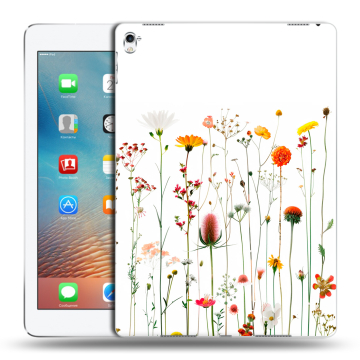 Силиконовый чехол на Ipad Pro 9.7 с принтом цветы Силиконовый чехол на Ipad Pro 9.7 с принтом цветы