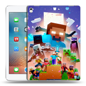Силиконовый чехол на Ipad Pro 9.7 с принтом Майнкрафт Minecraft Силиконовый чехол на Ipad Pro 9.7 с принтом Майнкрафт Minecraft
