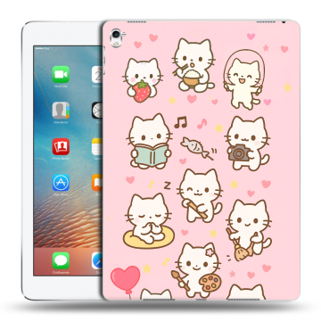 Силиконовый чехол на Ipad Pro 9.7 с принтом Hello Kitty Хелоу Кити Силиконовый чехол на Ipad Pro 9.7 с принтом Hello Kitty Хелоу Кити