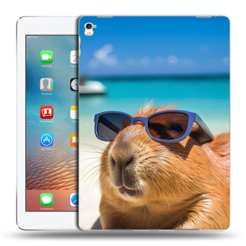 Силиконовый чехол на Ipad Pro 9.7 с принтом Капибара Силиконовый чехол на Ipad Pro 9.7 с принтом Капибара