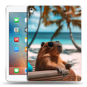 Силиконовый чехол на Ipad Pro 9.7 с принтом Капибара Силиконовый чехол на Ipad Pro 9.7 с принтом Капибара