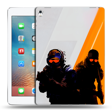 Силиконовый чехол на Ipad Pro 9.7 с принтом Контер страйк Counter strike