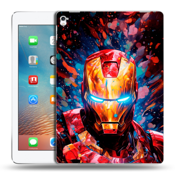 Силиконовый чехол на Ipad Pro 9.7 с принтом Железный человек Ironman Силиконовый чехол на Ipad Pro 9.7 с принтом Железный человек Ironman