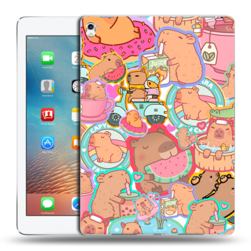Силиконовый чехол на Ipad Pro 9.7 с принтом капибары