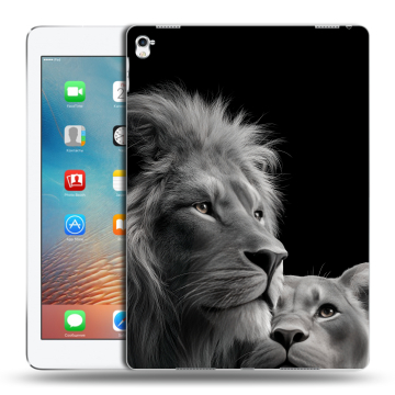 Силиконовый чехол на Ipad Pro 9.7 с принтом Лев кошки