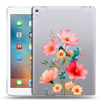 Силиконовый чехол на Ipad Pro 9.7 с принтом Цветы