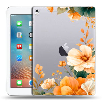 Силиконовый чехол на Ipad Pro 9.7 с принтом Цветы принт