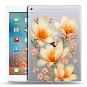 Силиконовый чехол на Ipad Pro 9.7 с принтом Цветы