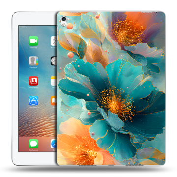 Силиконовый чехол на Ipad Pro 9.7 с принтом Цветы