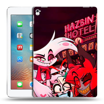 Силиконовый чехол на Ipad Pro 9.7 с принтом Hazbin Hotel Отель Хазбин Силиконовый чехол на Ipad Pro 9.7 с принтом Hazbin Hotel Отель Хазбин