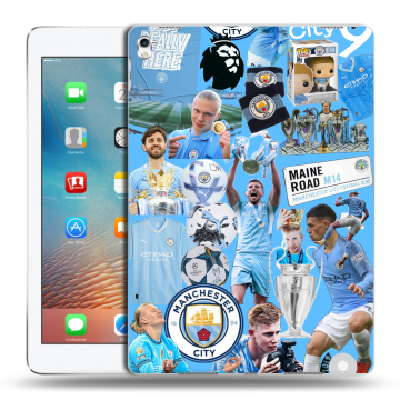 Силиконовый чехол на Ipad Pro 9.7 с принтом Man City Манчестер Сити