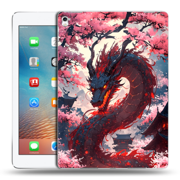 Силиконовый чехол на Ipad Pro 9.7 с принтом Дракон Японский Силиконовый чехол на Ipad Pro 9.7 с принтом Дракон Японский