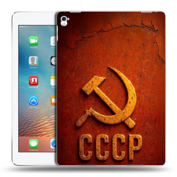 Силиконовый чехол на Ipad Pro 9.7 с принтом Флаг Герб СССР Силиконовый чехол на Ipad Pro 9.7 с принтом Флаг Герб СССР