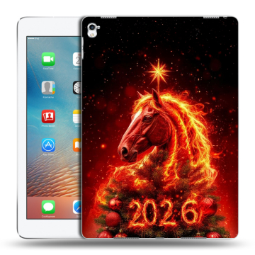 Силиконовый чехол на Ipad Pro 9.7 с принтом Новый год