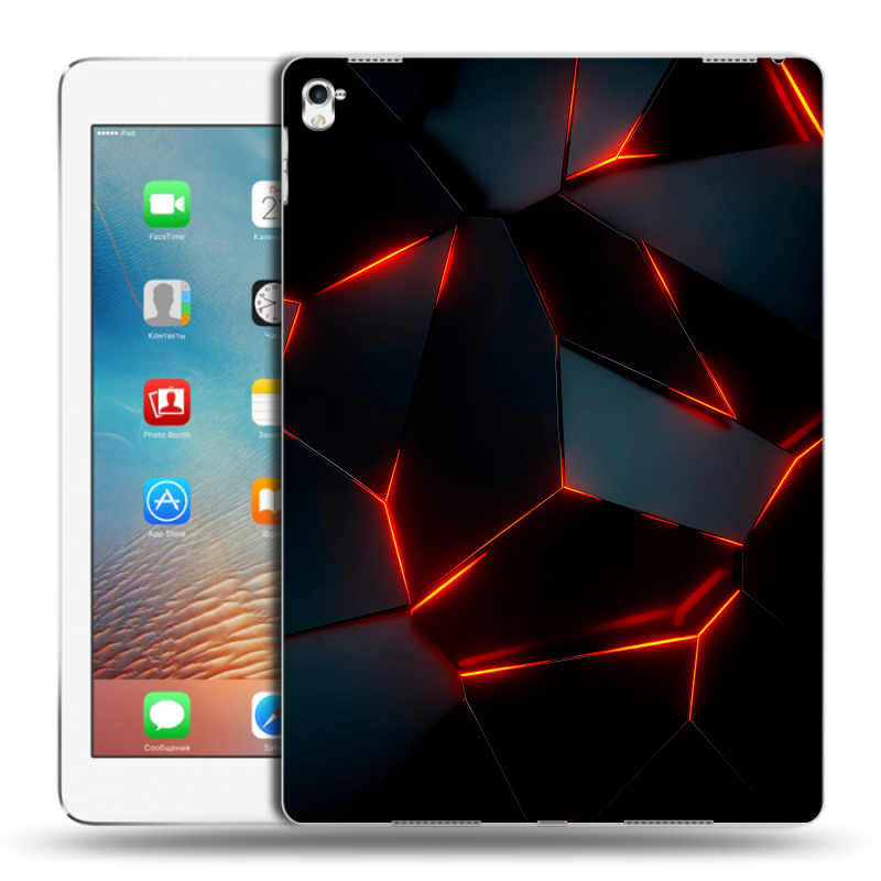 Силиконовый чехол на Ipad Pro 9.7 с принтом Яркие абстракции Силиконовый чехол на Ipad Pro 9.7 с принтом Яркие абстракции