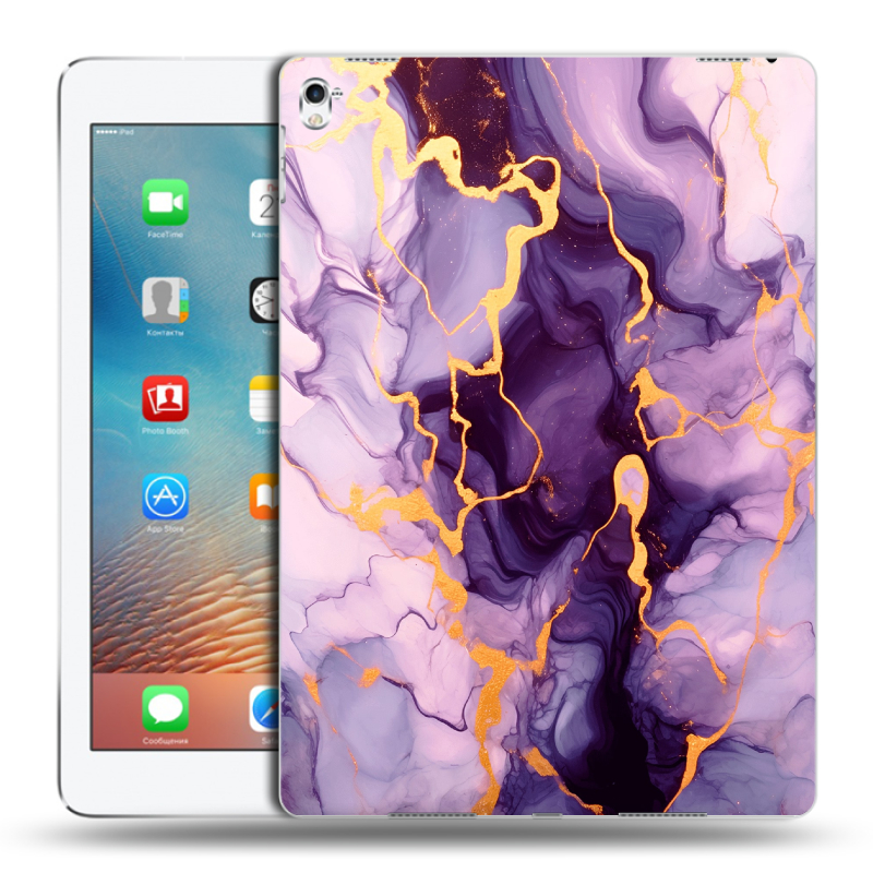 Силиконовый чехол на Ipad Pro 9.7 с принтом Мрамор Силиконовый чехол на Ipad Pro 9.7 с принтом Мрамор
