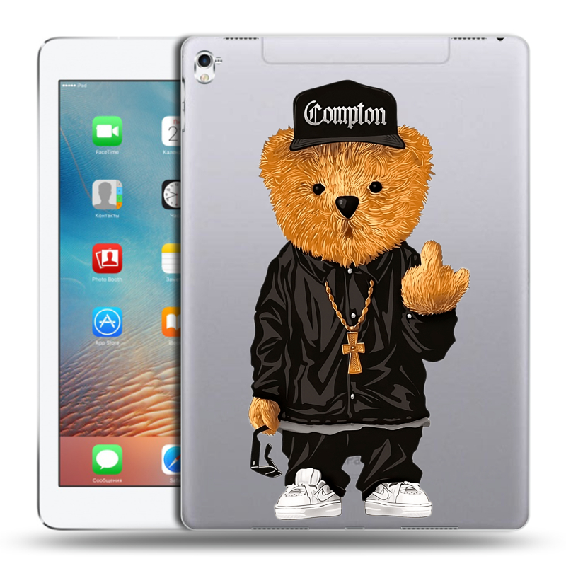 Пластиковый чехол на Ipad Pro 9.7 с принтом Мишка Пластиковый чехол на Ipad Pro 9.7 с принтом Мишка