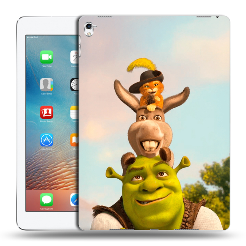 Пластиковый чехол на Ipad Pro 9.7 с принтом Шрек Shrek Пластиковый чехол на Ipad Pro 9.7 с принтом Шрек Shrek
