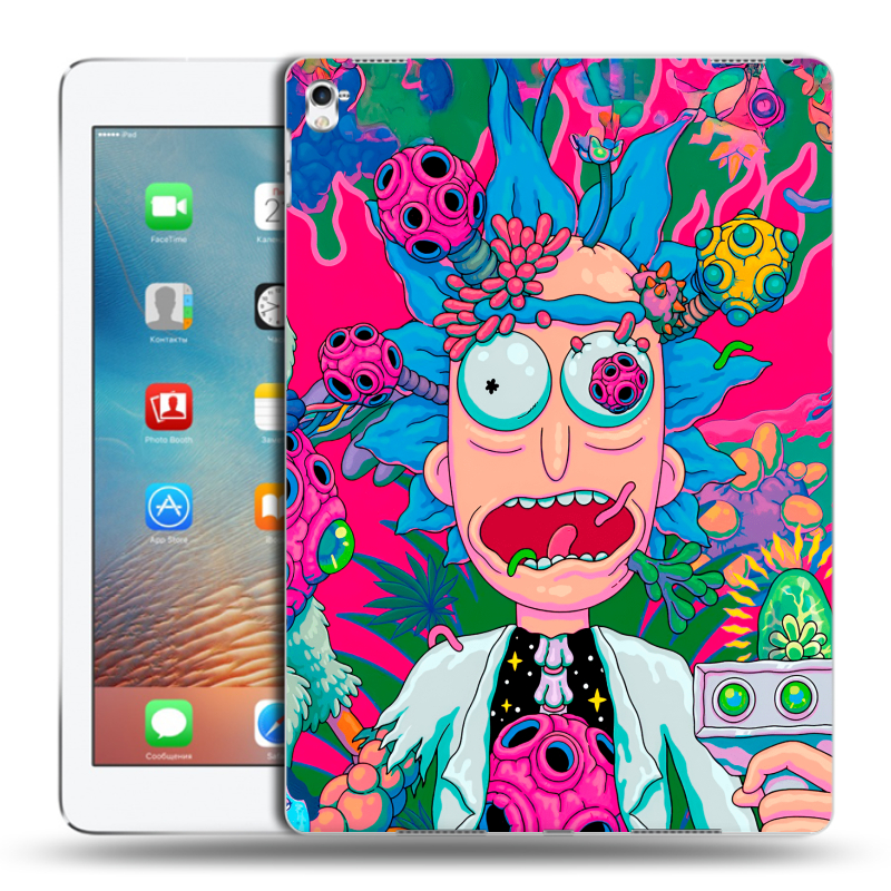 Силиконовый чехол на Ipad Pro 9.7 с принтом Рик и Морти Rick Morty Силиконовый чехол на Ipad Pro 9.7 с принтом Рик и Морти Rick Morty