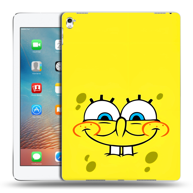 Пластиковый чехол на Ipad Pro 9.7 с принтом спанчбоб спанч боб Пластиковый чехол на Ipad Pro 9.7 с принтом спанчбоб спанч боб