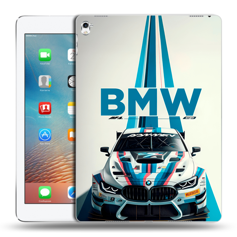 Пластиковый чехол на Ipad Pro 9.7 с принтом БМВ BMW Пластиковый чехол на Ipad Pro 9.7 с принтом БМВ BMW